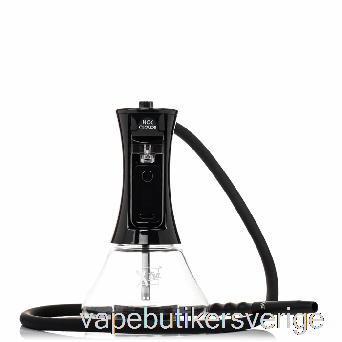 Vape Sverige Xtra Hok Clouds E-vattenpipa Kit Svart